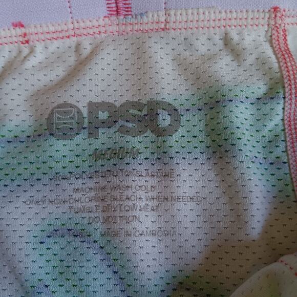 PSD Men’s Tequila Green/Red Stretch Boxer Briefs Size Medium NWT - Picture 4 of 4